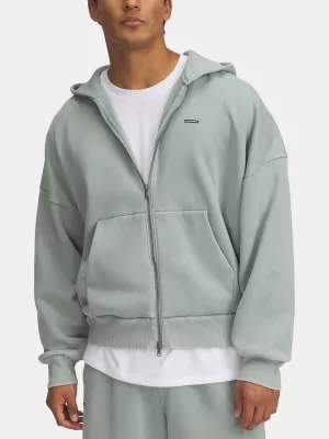 Мъжки суичър UNDER ARMOUR ICON HWT FLEECE WASH FZ 6000651-348 ЗЕЛЕНО