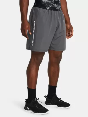 Мъжки шорти UNDER ARMOUR WOVEN WDMK SHORTS 1383356-025 СИВО