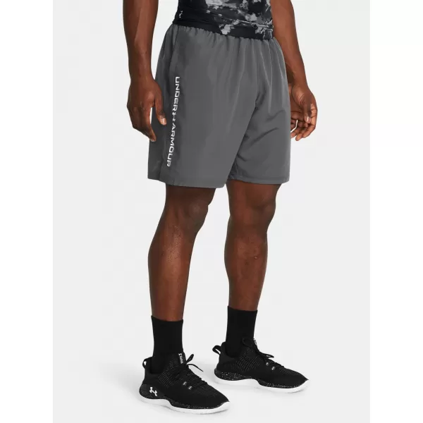  Мъжки шорти UNDER ARMOUR WOVEN WDMK SHORTS 1383356-025 СИВО 