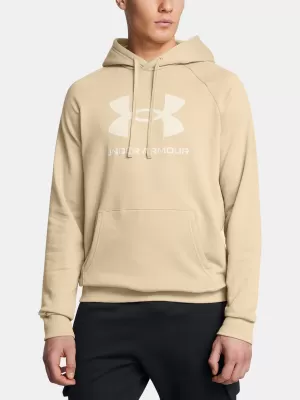 Мъжки суичър UNDER ARMOUR RIVAL FLEECE LOGO HD 1379758-299 КАФЯВО