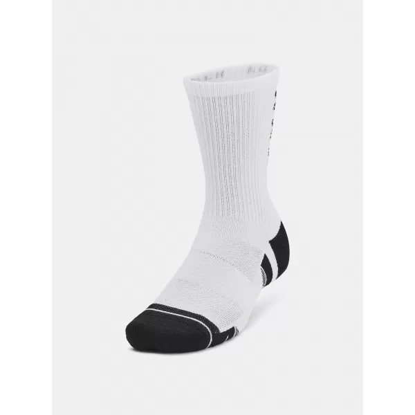  Чорапи UNDER ARMOUR PERF TECH NOV CREW (3 PÁRY) 1379515-101 БЯЛО 