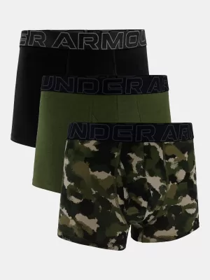 Мъжки боксерки UNDER ARMOUR M PERF COTTON NOV 3IN 1383892-391 ЗЕЛЕНО