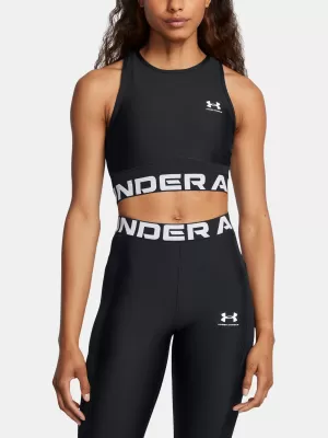 Дамски потник UNDER ARMOUR HEATGEAR RIB TANK 1388694-001 ЧЕРЕН