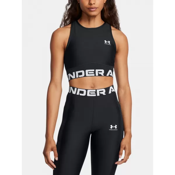  Дамски потник UNDER ARMOUR HEATGEAR RIB TANK 1388694-001 ЧЕРЕН 