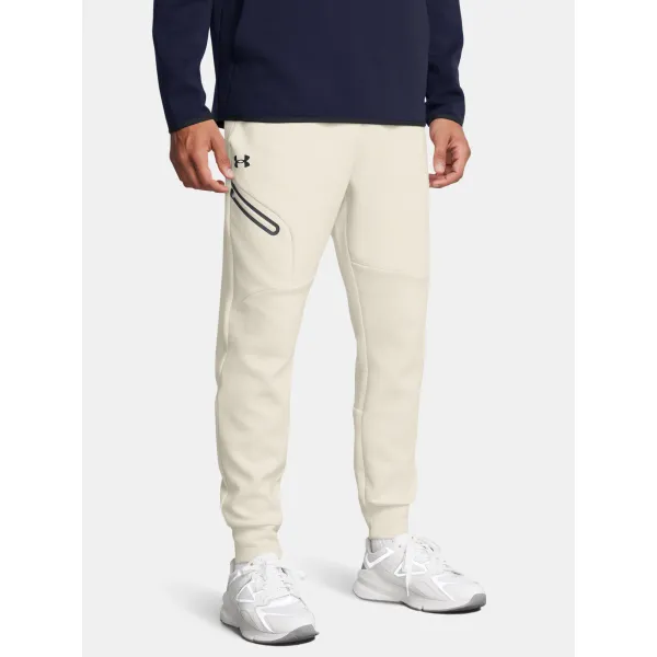 Мъжки спортен панталон UNDER ARMOUR UNSTOPPABLE FLC JGR EU 1389353-110 БЯЛО 