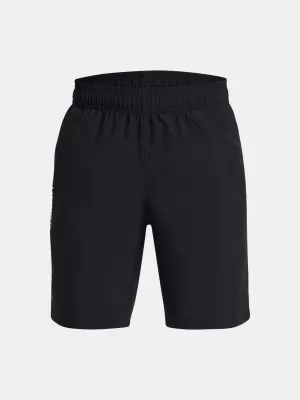 Къси панталонки за момчета UNDER ARMOUR WOVEN WDMK SHORTS 1383341-001 ЧЕРЕН