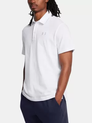 Мъжка тениска UNDER ARMOUR ICON POLO 1386608-100 БЯЛО