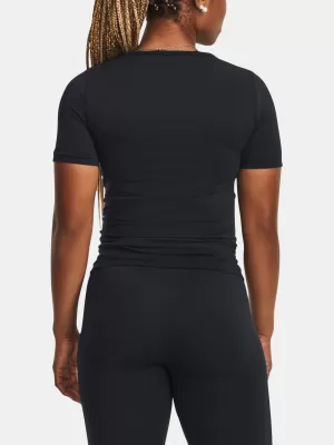 Дамска тениска UNDER ARMOUR TRAIN SEAMLESS SS 1379149-001 ЧЕРЕН