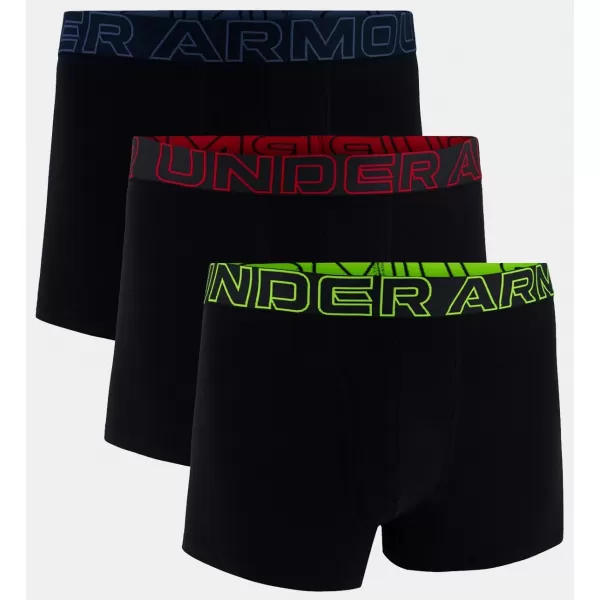  Мъжки боксерки UNDER ARMOUR M PERF COTTON 3IN (3KS) 1383891-004 ЧЕРЕН 