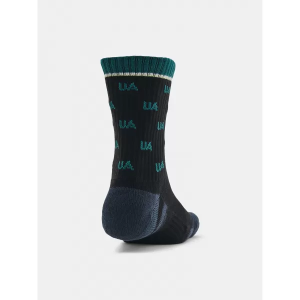  Чорапи UNDER ARMOUR PERF COTTON NOV MID (2 PÁRY) 1379534-002 ЧЕРЕН 