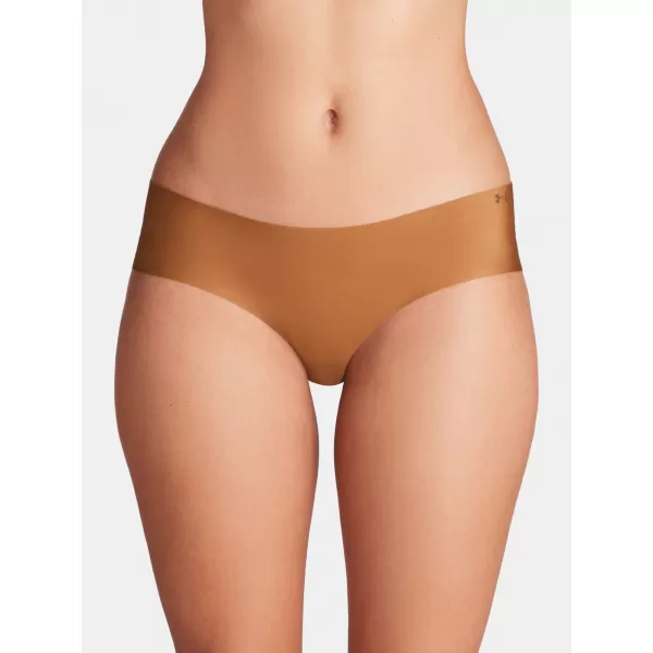  Дамски бикини UNDER ARMOUR PURE STRETCH NS HIP 1383895-600 КАФЯВО 