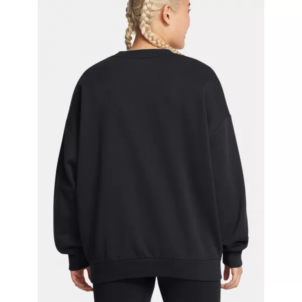  Дамски суичър UNDER ARMOUR RIVAL FLEECE OS CREW ЧЕРЕН 