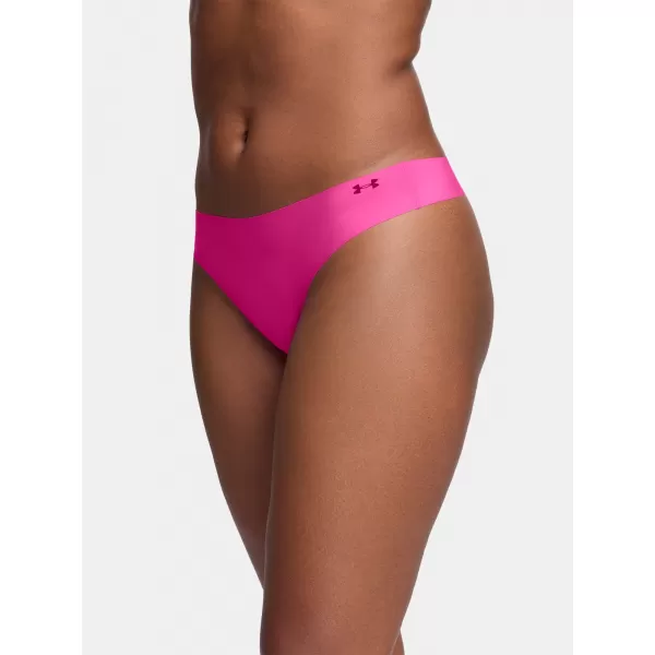  Дамски бикини UNDER ARMOUR PURE STRETCH NS THONG (3KS) 1383893-652 РОЗОВО 