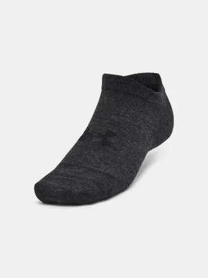 Чорапи UNDER ARMOUR ESSENTIAL NO SHOW (3 PÁRY) 1382623-001 ЧЕРЕН