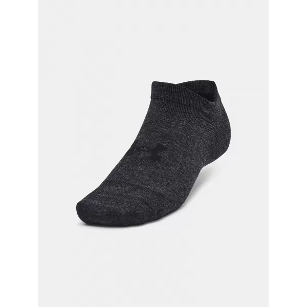  Чорапи UNDER ARMOUR ESSENTIAL NO SHOW (3 PÁRY) 1382623-001 ЧЕРЕН 