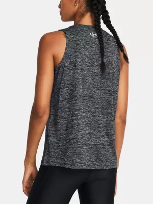 Дамски потник UNDER ARMOUR TECH TANK TWIST 1383656-001 ЧЕРЕН