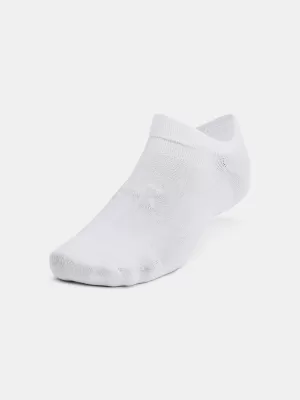 Чорапи UNDER ARMOUR ESSENTIAL NO SHOW (6 PÁRŮ) 1382611-100 БЯЛО
