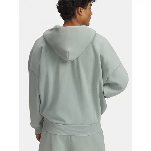 Мъжки суичър UNDER ARMOUR ICON HWT FLEECE WASH FZ 6000651-348 ЗЕЛЕНО 