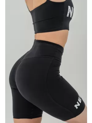 SNATCHED 614 BLACK Къси панталони Nebbia с висока талия 9 инча