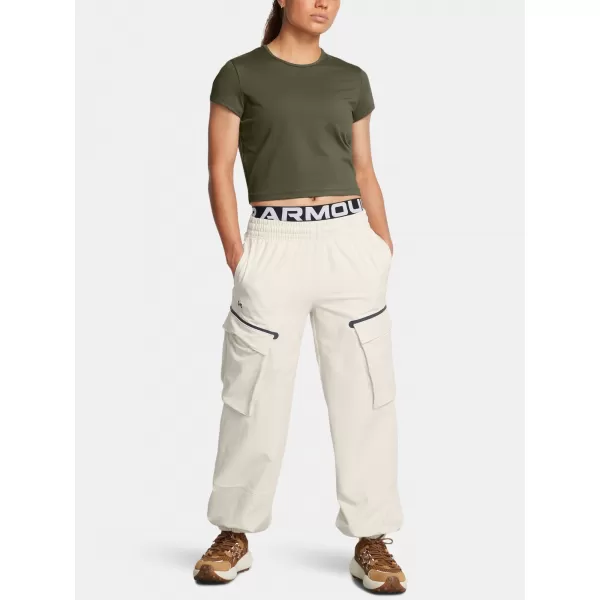  Дамска тениска UNDER ARMOUR MERIDIAN BABY TEE 1387729-390 ЗЕЛЕНО 