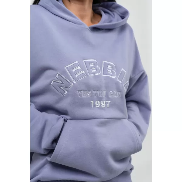  Oversize суичър GYM RAT 256 СВЕТЛО ЛИЛАВ Nebbia 