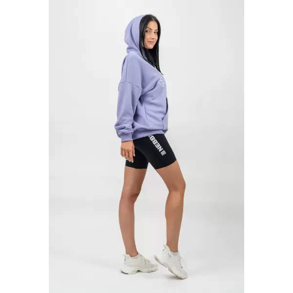  Oversize суичър GYM RAT 256 СВЕТЛО ЛИЛАВ Nebbia 