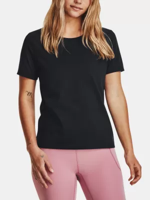 Дамска тениска UNDER ARMOUR MERIDIAN SS 1379155-001 ЧЕРЕН