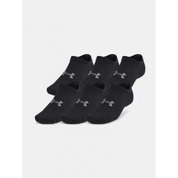  Чорапи UNDER ARMOUR UA ESSENTIAL NO SHOW 6PK ЧЕРЕН 