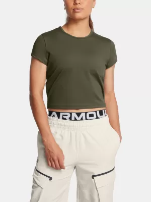 Дамска тениска UNDER ARMOUR MERIDIAN BABY TEE 1387729-390 ЗЕЛЕНО
