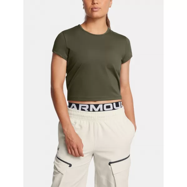  Дамска тениска UNDER ARMOUR MERIDIAN BABY TEE 1387729-390 ЗЕЛЕНО 