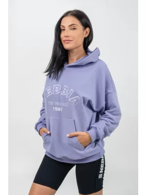 Oversize суичър GYM RAT 256 СВЕТЛО ЛИЛАВ Nebbia