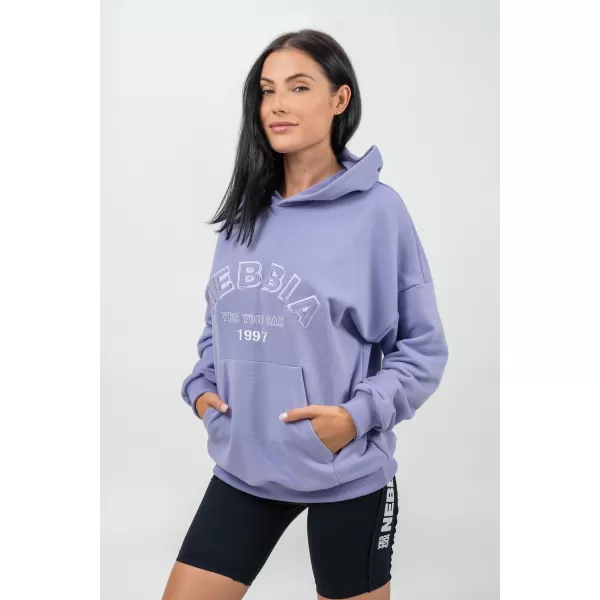  Oversize суичър GYM RAT 256 СВЕТЛО ЛИЛАВ Nebbia 