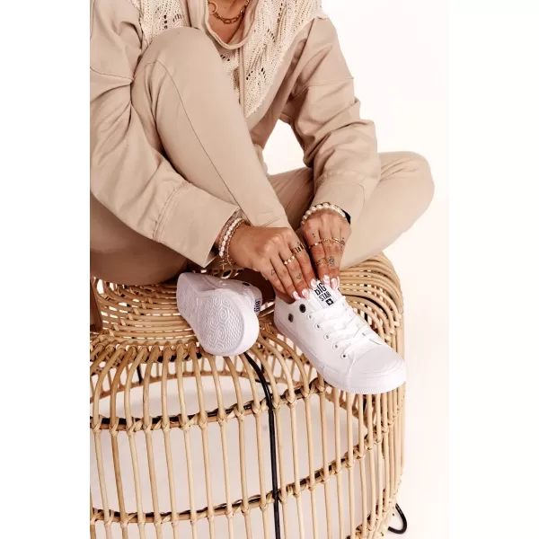  Дамски маратонки BIG STAR AA274010 WHITE Big Star Shoes 