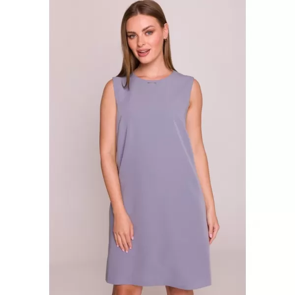  Рокля STYLOVE S408 ГЪЛЪБОВО СИВО 