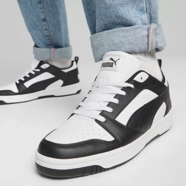  Ботуши PUMA REBOUND V6 LOW 392328-01 БЯЛ 
