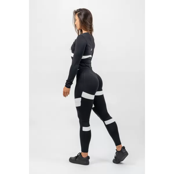  Черно горнище с дълги ръкави TRUE HERO 242 BLACK Nebbia 