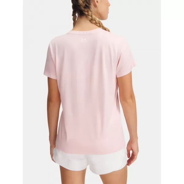  Дамска тениска UNDER ARMOUR TECH SSV- TWIST 1384227-647 РОЗОВО 