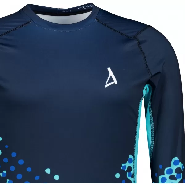 Функционална компресия на мъжете t -риза с премия с дълъг ръкав ALTISPORT VOJ/ALM109TR03 КРАЛСКИ 