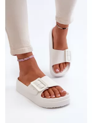 Дамски чехли BIG STAR NN274A661 WHITE Big Star Shoes