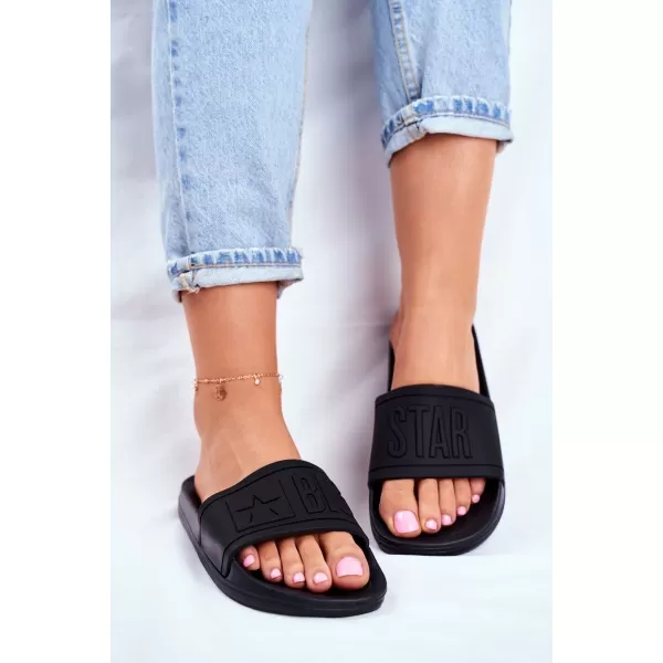  Модни дамски чехли BIG STAR DD274A271 BLACK Big Star Shoes 