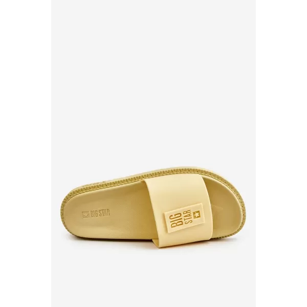  Дамски чехли BIG STAR JJ274A305 YELLOW Big Star Shoes 