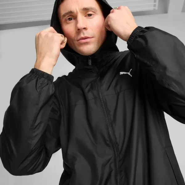  Мъжка ветровка PUMA ESS REGULAR WINDBREAKER 684625-01 ЧЕРЕН 