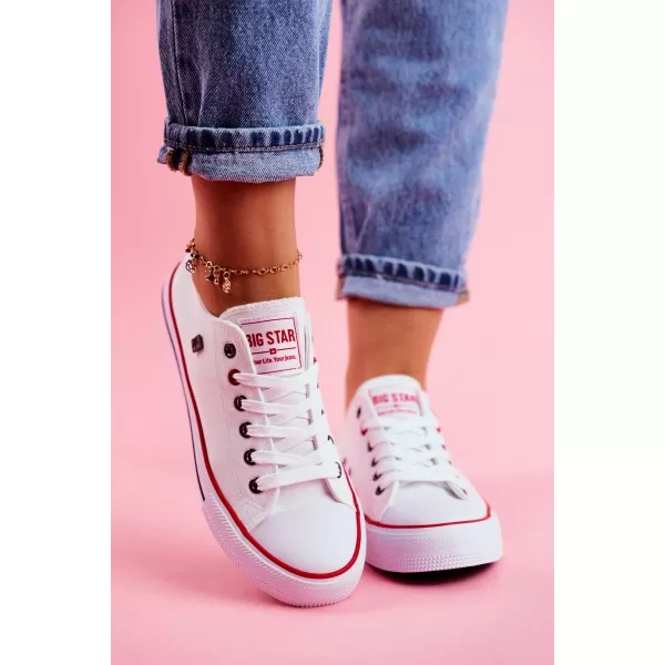  Дамски маратонки BIG STAR T274022 WHITE Big Star Shoes 