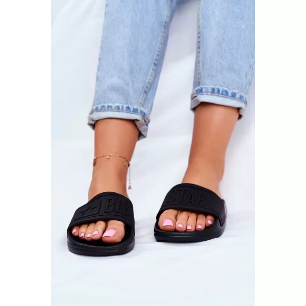  Модни дамски чехли BIG STAR DD274A271 BLACK Big Star Shoes 