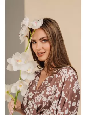 Рокля STYLOVE S405 КАФЯВО