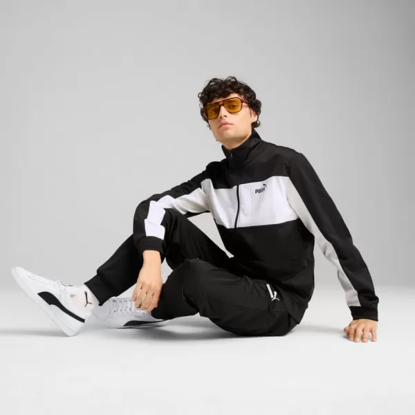 Мъжки комплект PUMA POLY COLORBLOCK SUIT 687304-01 ЧЕРЕН 