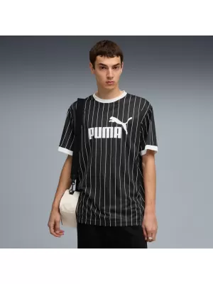 Мъжко трико PUMA ESS STRIPED JERSEY 688263-01 ЧЕРЕН