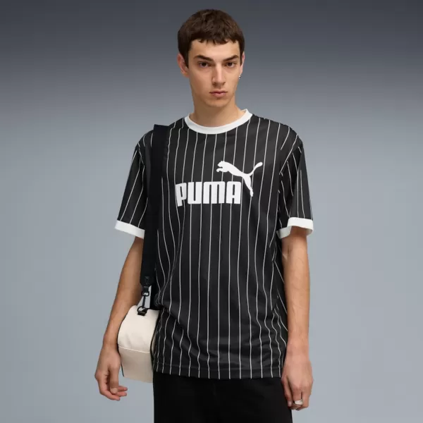  Мъжко трико PUMA ESS STRIPED JERSEY 688263-01 ЧЕРЕН 