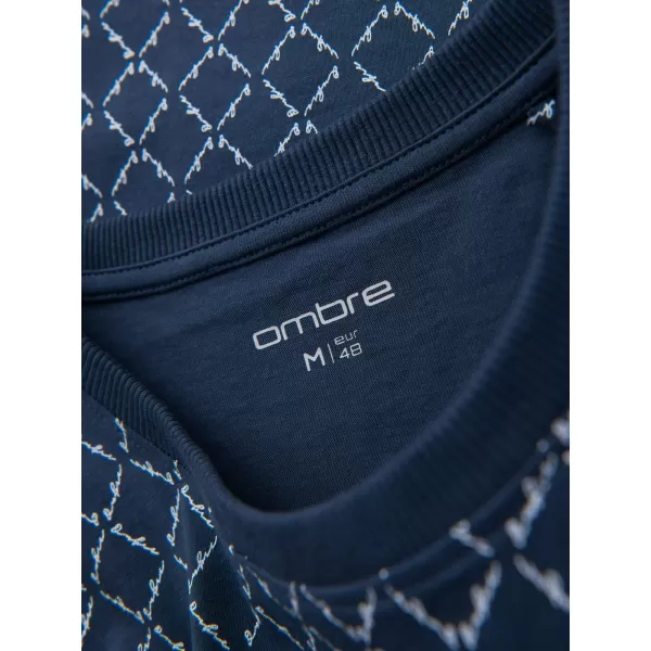  Риза OMBRE OM-TSFP-0250 ТЪМНО СИНЬО 