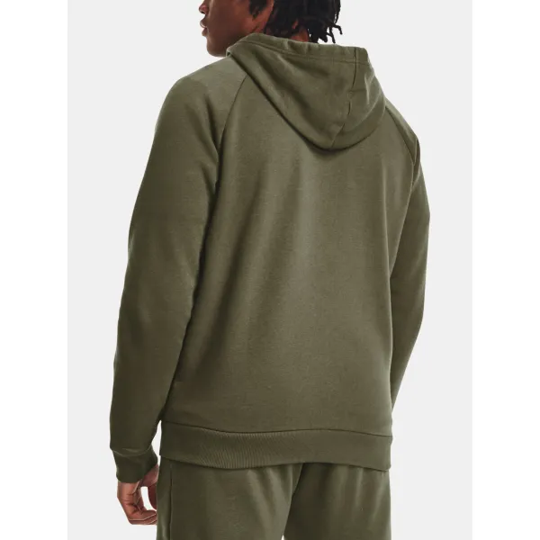  Мъжки суичър UNDER ARMOUR RIVAL FLEECE FZ HOODIE 1379767-390 ЗЕЛЕНО 